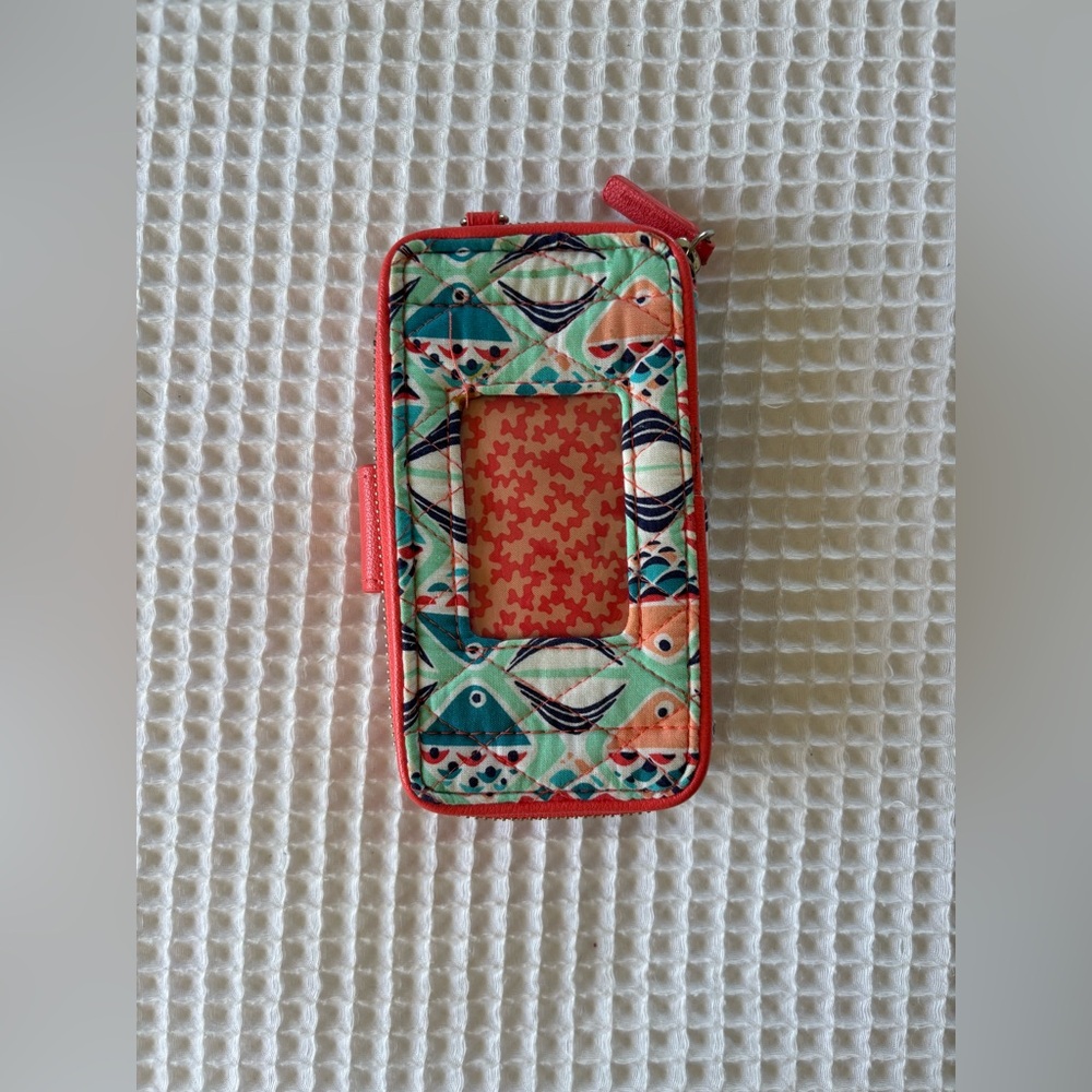Vera Bradley Fish and Coral Patterned Wallet